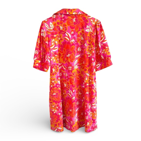 JUDE CONNALLY EMERSON LIGHTWEIGHT JUDE FLORAL DRESS SZ M - Picture 3 of 5